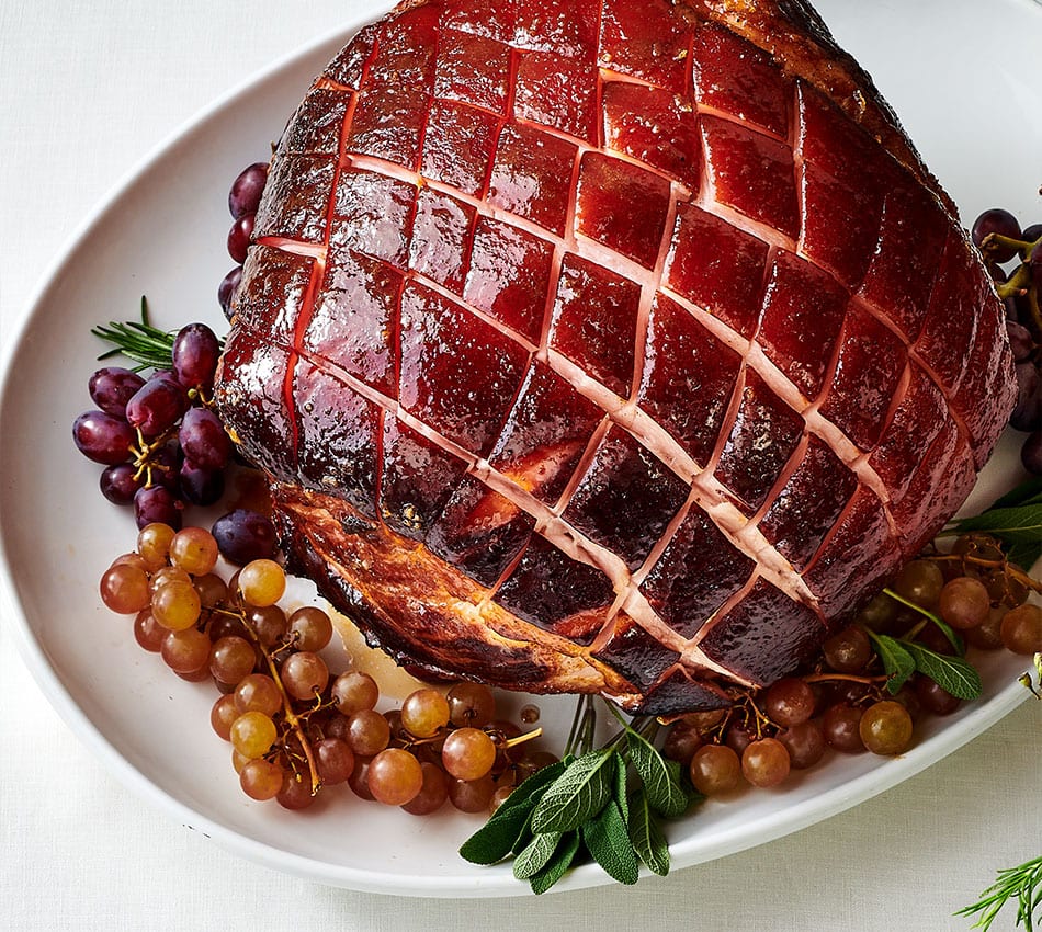 Sweet and Spicy Rubbed Ham
